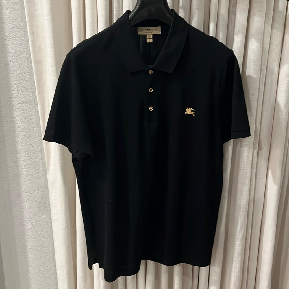 Burberry Black Polo Men